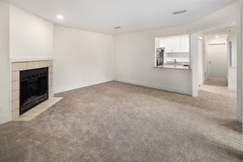 Fireplace in Select Units